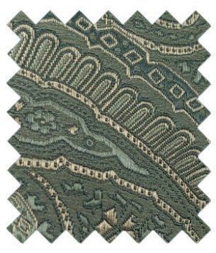 Sage Paisley Swirls Wedding Swatch - Swatch - - Swagger & Swoon