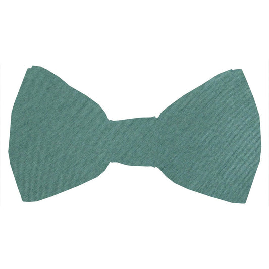 Sage Shantung Boys Bow Tie - Childrenswear