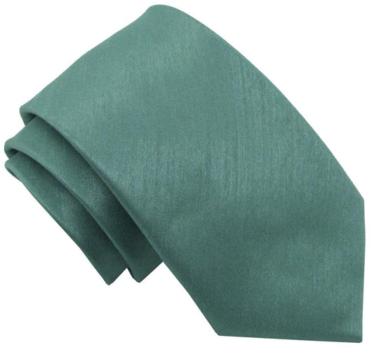 Sage Shantung Boys Tie - Childrenswear