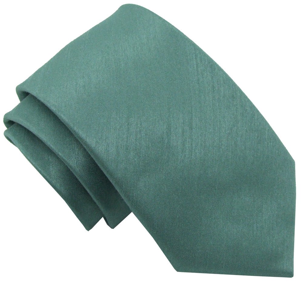 Sage Shantung Boys Ties - Childrenswear - Self-Tie - Swagger & Swoon