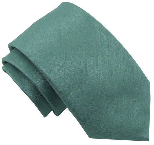 Sage Shantung Wedding Tie - Wedding Tie - Regular - Swagger & Swoon