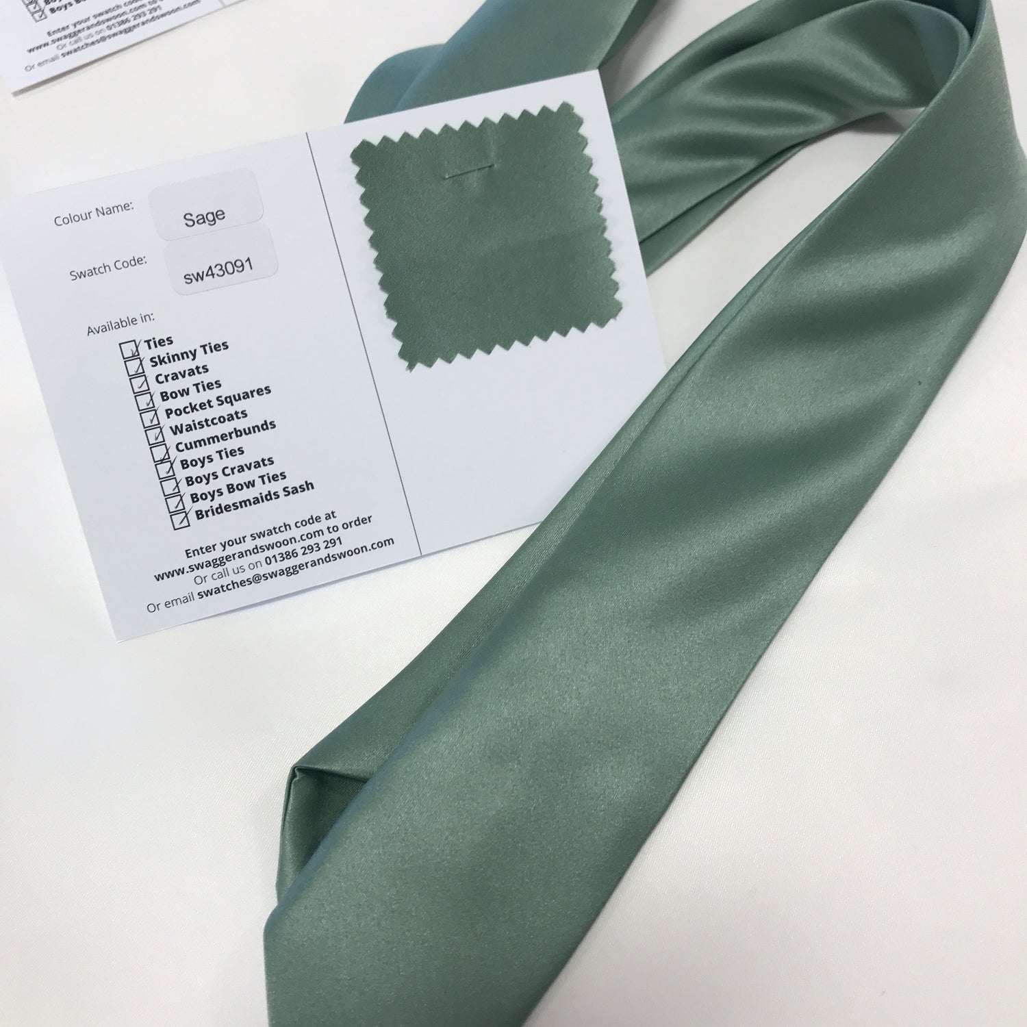 Sage Wedding Swatch - Swatch - - Swagger & Swoon