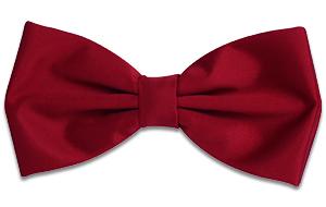 Scarlet Red Bow Tie - Wedding