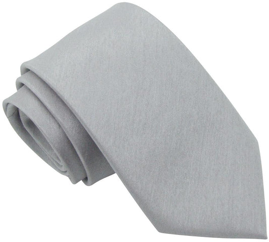 Silver Moon Shantung Boys Tie - Childrenswear