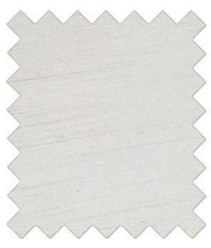 Silver Shantung Wedding Swatch - Wedding