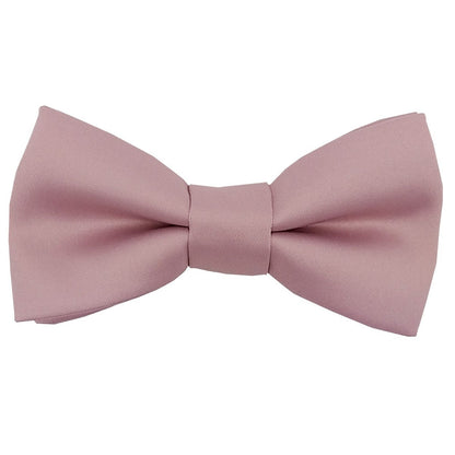 Suede Pink Boys Bow Tie - Childrenswear