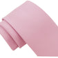 Suede Pink Boys Tie - Childrenswear