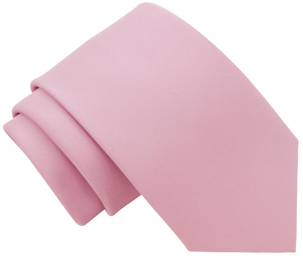 Suede Pink Boys Tie - Childrenswear