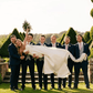 Suede Pink Wedding Tie - Wedding