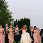 Suede Pink Wedding Tie - Wedding