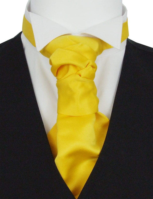 Sunflower Pre-Tied Wedding Cravat - Wedding