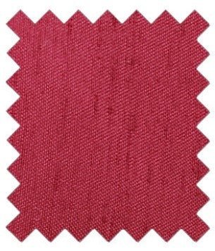 Vermillion Shantung Wedding Swatch