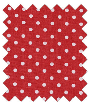 Flame Red Spot Wedding Tie