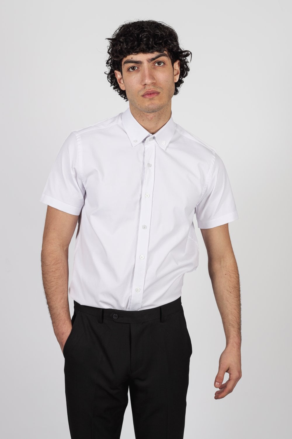 Vito White Short Sleeve Shirt - Shirts - - THREADPEPPER