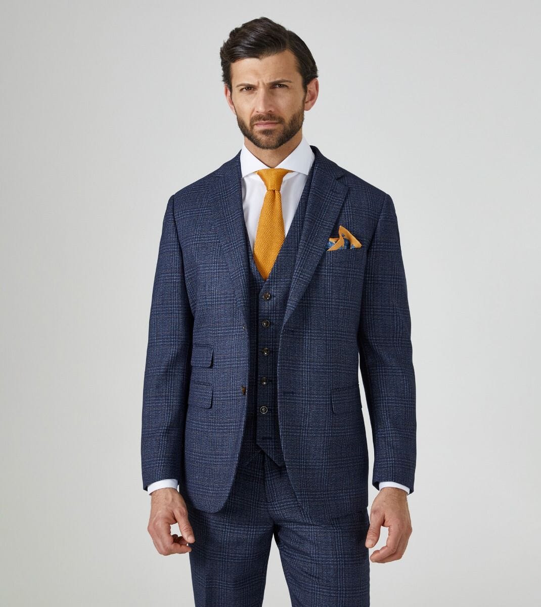 Woolf Blue Check Jacket - Blazers & Jackets - 36R - THREADPEPPER